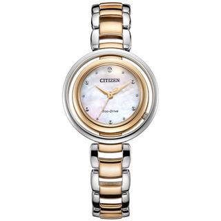 CITIZEN 西铁城 L花语风吟系列 31毫米光动能腕表 EM0666-89D
