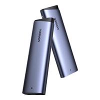 绿联 UGREEN M.2 NVMe/SATA固态硬盘盒 Type-C3.2移动硬盘盒 外接SSD机械硬盘盒子 适用笔记本电脑苹果16平板 M.2 NVMe【10Gbps】配双线