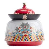 南山先生 宫禧茶叶罐 宫廷风中式储茶罐 8.6*9.3cm