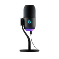 Logitech罗技G Yeti GX 动态RGB游戏麦克风带LIGHTSYNC USB即插即用 黑色