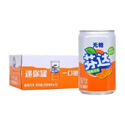 雪碧 可口可乐（Coca-Cola）雪碧 Sprite 柠檬味 迷你碳酸饮料 200ml*12罐 整箱装