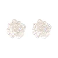 DAISY DREAMS999银小巧彩色山茶花耳钉女2024高级感耳环精致耳饰品 【999银】七彩山茶花耳钉