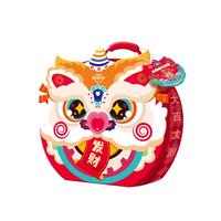 阿麦斯（amos）4D水果爆汁软糖果汁夹心橡皮糖休闲零食醒狮礼盒春节年货新年 【醒狮礼盒】混合口味 375g