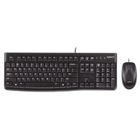罗技 logitech MK120 有线键鼠套装 黑色