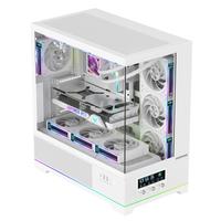 安耐美Pano D58wukong版机箱(空调海景房/360水冷/支持背插主板/ATX主板/温度显示屏/TYPE-C/显卡竖装) Pano D58wukong版白色