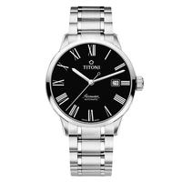 TITONI 梅花 空中霸王系列 40毫米自动上链腕表 83733 S-621