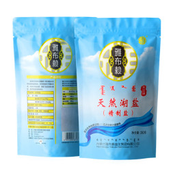 雅 布赖天然湖盐 不加碘食用盐 350g*2袋