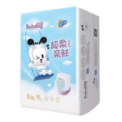 巴布豆 小波浪拉拉裤XXXL96片夏季超薄婴儿尿不湿透气