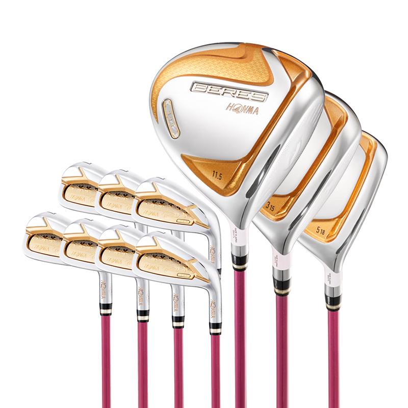 HONMA SAKURA 3星4星高尔夫球杆4木7铁女士樱花套杆 -进阶级 女士 四星级 4木7铁
