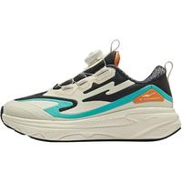 鸿星尔克童鞋儿童运动鞋男童冬季女童越野跑鞋休闲鞋中大童跑步鞋子 碳灰/未漂原色 33 33码