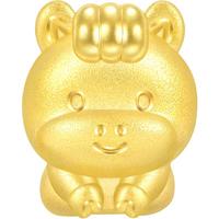 周生生黄金转运珠 文化祝福十二生肖足金串珠定价生肖马93697C不含绳