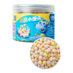 小鹿蓝蓝 糖果果条山楂棒牛乳糖宝宝零食 果蔬小馒头/85g