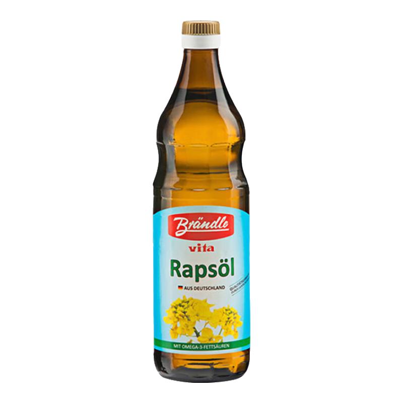布兰德勒德国原瓶低芥酸菜籽油 非转基因家用热炒食用油750ml