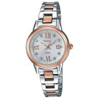 CASIO 卡西欧 SHEEN系列 27.5毫米太阳能腕表 SHE-4522SG-7A