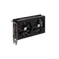 POWERCOLOR 撼讯 RX 6500XT 4G 竞技 单风扇 显卡 4GB 黑色