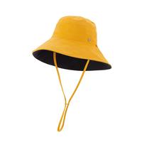 Beneunder 蕉下 穹顶系列 女士遮阳渔夫帽 倍护款 日光黄-云碳黑