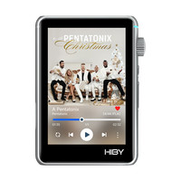 海贝音乐 纯音HIFI播放器无损MP3音乐数字转盘DSD硬解蓝牙WIFI收音机 双ES9219C 银色