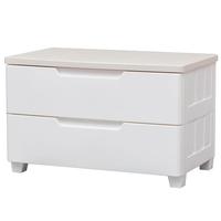 IRIS 爱丽思 MG 收纳柜 4层 73*42*83.5cm 白/黄