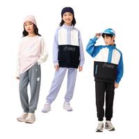 亚瑟士（asics）童装中大童中性款运动长裤2024时尚百搭休闲运动长裤333241083070 020灰色 160