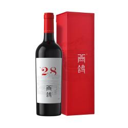 贺兰红 N28赤霞珠国产干红葡萄酒750ml单瓶礼盒装 宁夏贺兰山红酒 N28赤霞珠1瓶