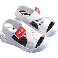 WEIMIYA 薇靡雅 儿童小白鞋2023春秋新款男女童运动鞋休闲板鞋皮面软底宝宝鞋子单