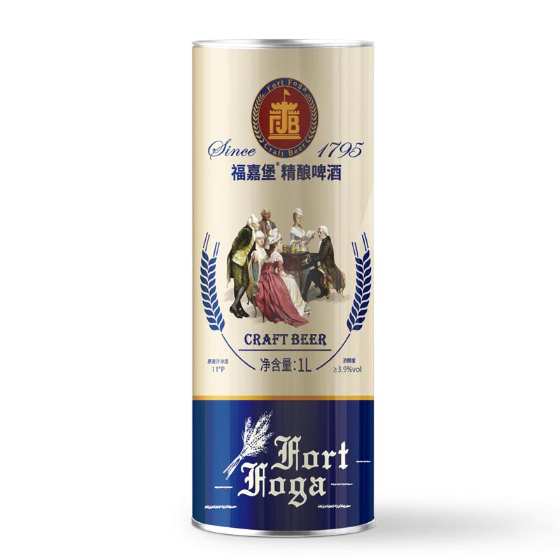  福嘉堡 精酿 德式风味小麦白啤酒  组合装 1000mL