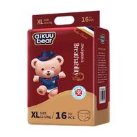 名典泰迪 一体式拉拉裤XL码16片婴儿尿不湿超薄干爽尿裤