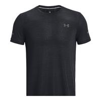 安德玛（UNDERARMOUR）春夏Seamless男子跑步运动短袖T恤1375692 黑色001 XL