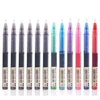 Snowhite 白雪 T16 拔帽中性笔 黑6彩6 0.5mm 12支装