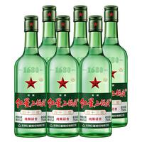 红星 纯粮酿造 清香型白酒  整箱装 43%vol 750mL