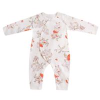 贝谷贝谷婴儿衣服新生儿连体衣宝宝哈衣爬爬服春秋款打底纯棉四季和尚服 蕊比兔采蘑菇 59码