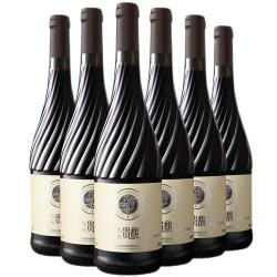 张裕 贵馥晚采 甜红葡萄酒 750ml*6 混酿赤霞珠红酒 聚会 中秋送礼