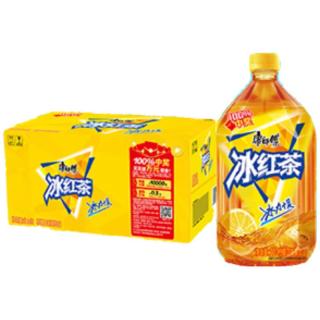 88VIP：康师傅 冰红茶 柠檬味茶饮料 1L*12瓶 12000ml