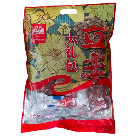 立丰（lifefun）卤汁牛肉干猪肉枣鸭翅鸭肫大礼包620g袋装 年货礼盒新年