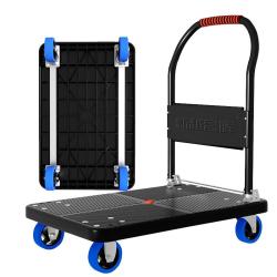 新越昌晖 小推车拉货平板车折叠手推车拖车手拉车70cm*46cm承重500斤