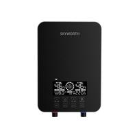 创维（Skyworth）即热式电热水器 【免费上门安装】速热式家用节能变频恒温过水热洗澡机多功率可调D877拉丝黑8500W