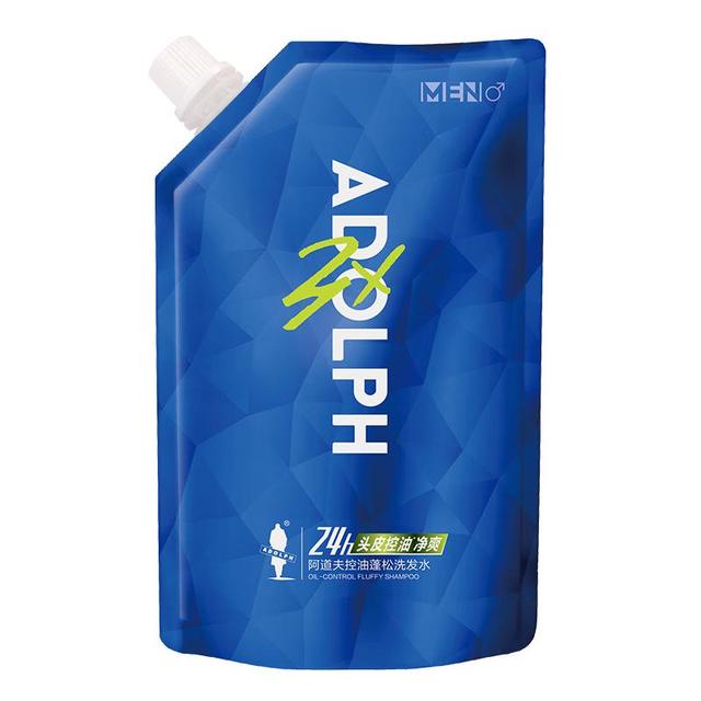 阿道夫 男士控油蓬松洗发水200ml海盐氨基酸洗发露毛囊清洁洗头膏