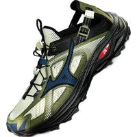 Mizuno/美津浓 透气 跑步鞋 01/米白/深橄榄绿/黑色 通用 44