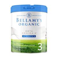 BELLAMY'S 贝拉米 A2系列 白金版 有机幼儿奶粉 澳版 3段 800g