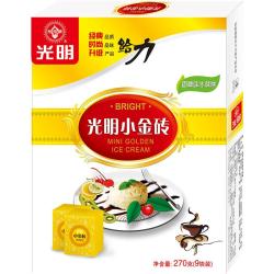 光明 牌 小金砖香草味冰淇淋30g*9块