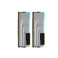 GLOWAY 光威 神武系列 DDR5 6400MHz RGB 台式机内存 灯条 银色 32GB 16GBx2 海力士M-die颗粒 C32