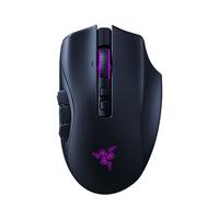 RAZER 雷蛇 那伽梵蛇专业版 2.4G蓝牙 HYPERSPEED 多模无线鼠标 20000DPI RGB 黑色