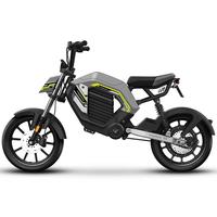 摩兽Pesgo plus电动车新国标智能跨骑长续航电助力电动自行车 太空灰 48V20Ah都市版