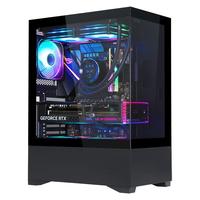 先马(SAMA)小结界 黑色 桌面电脑海景房主机箱 270°全景/双面玻璃/快拆结构/280水冷位/支持ATX主板/竖装显卡 小结界 黑色