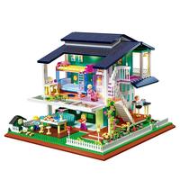 ZHEGAO 哲高 DZ6110 阳光别墅 积木模型