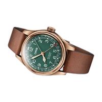 豪利时(ORIS)航空大表冠80周年特别版40mm指针式日历绿盘自动机械腕表 40mm-青铜表壳-订金