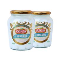 欢乐家 水果罐头900X2瓶 新鲜黄桃橘子雪梨椰果果肉糖水罐头 休闲零食品 椰果罐头900g*2瓶