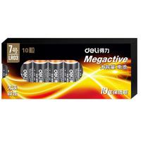 deli 得力 18506 7号碱性电池 1.5V 10粒装