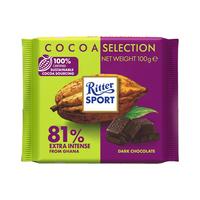 Ritter SPORT 瑞特斯波德 加纳81%黑巧 100g