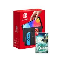 任天堂 NintendoSwitch游戏主机 续航加强版红蓝+舞力全开22含腕带